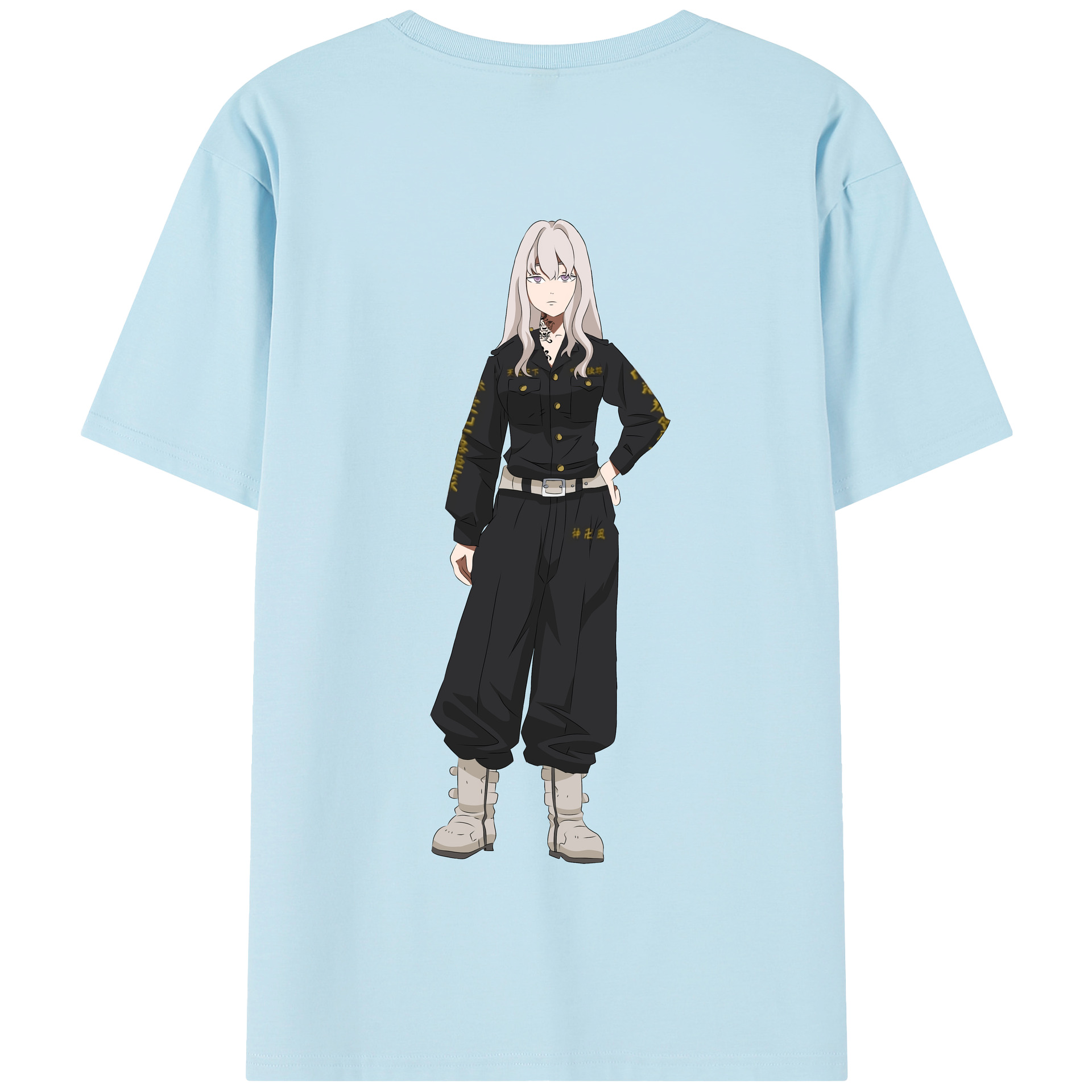 （画像用） 東京リベンジャーズ Tokyo Revengers 綿100％半袖Tシャツ（背面プリント）